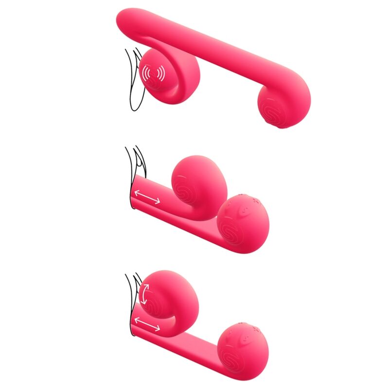 SNAIL VIBE - VIBRADOR MULTIACCION ROSA - Imagen 5