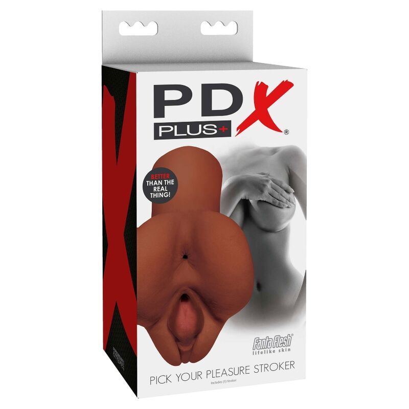 PDX PLUS - PICK YOUR PLEASURE MASTURBADOR DOBLE MARRON - Imagen 4