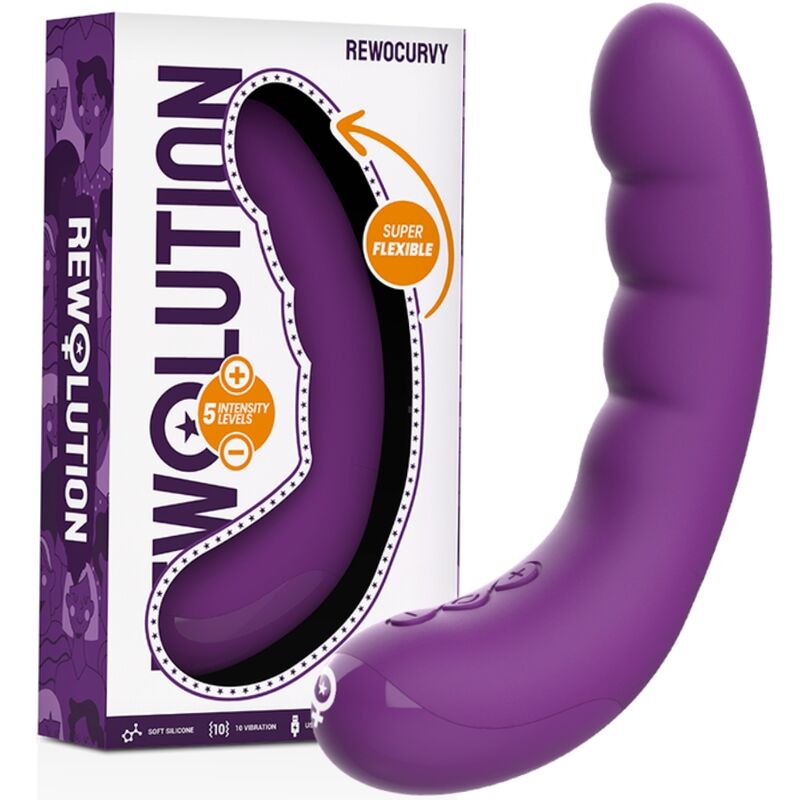 REWOLUTION - REWOCURVY VIBRADOR FLEXIBLE RECARGABLE - Imagen 3