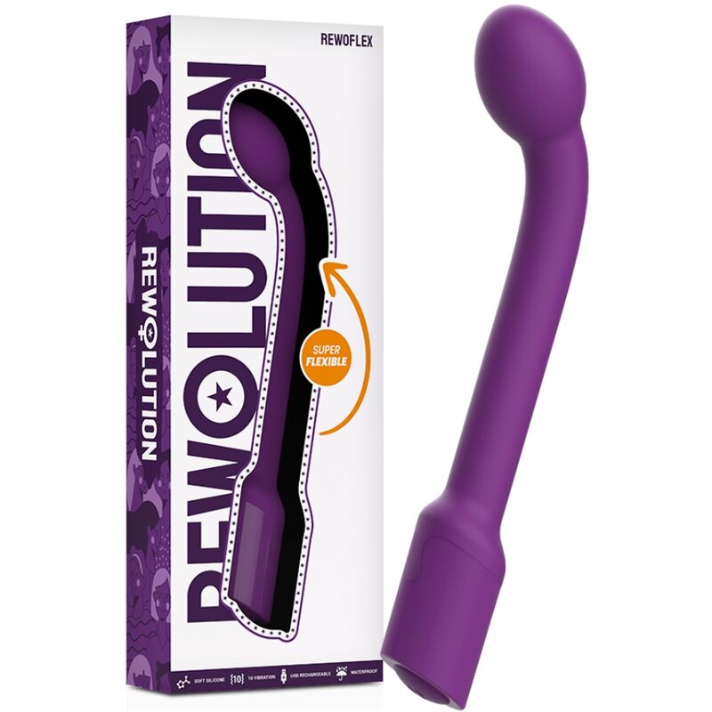 REWOLUTION - REWOFLEX VIBRADOR ESTIMULADOR PUNTO G FLEXIBLE - Imagen 3