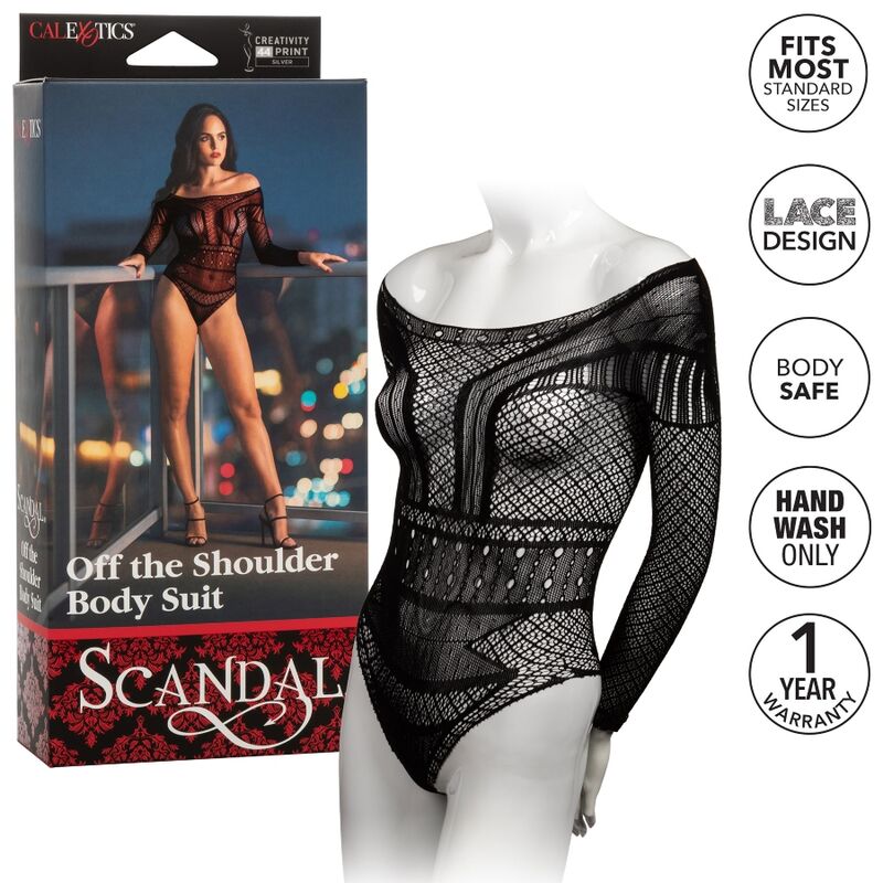 CALEXOTICS - SCANDAL TEDDY ONE SIZE - Imagen 4