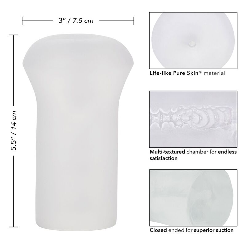 CALEXOTICS - MASTURBADOR BOUNDLESS STROKER TRANSPARENTE - Imagen 5