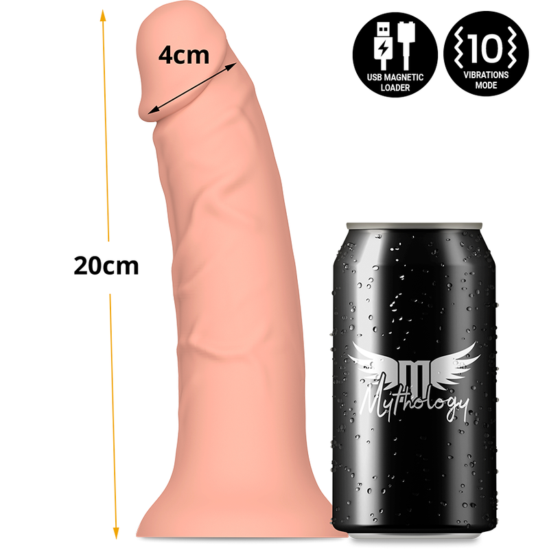 MYTHOLOGY - ASHER ORIGINAL DILDO M - VIBRADOR COMPATIBLE CON WATCHME WIRELESS TECHNOLOGY - Imagen 3