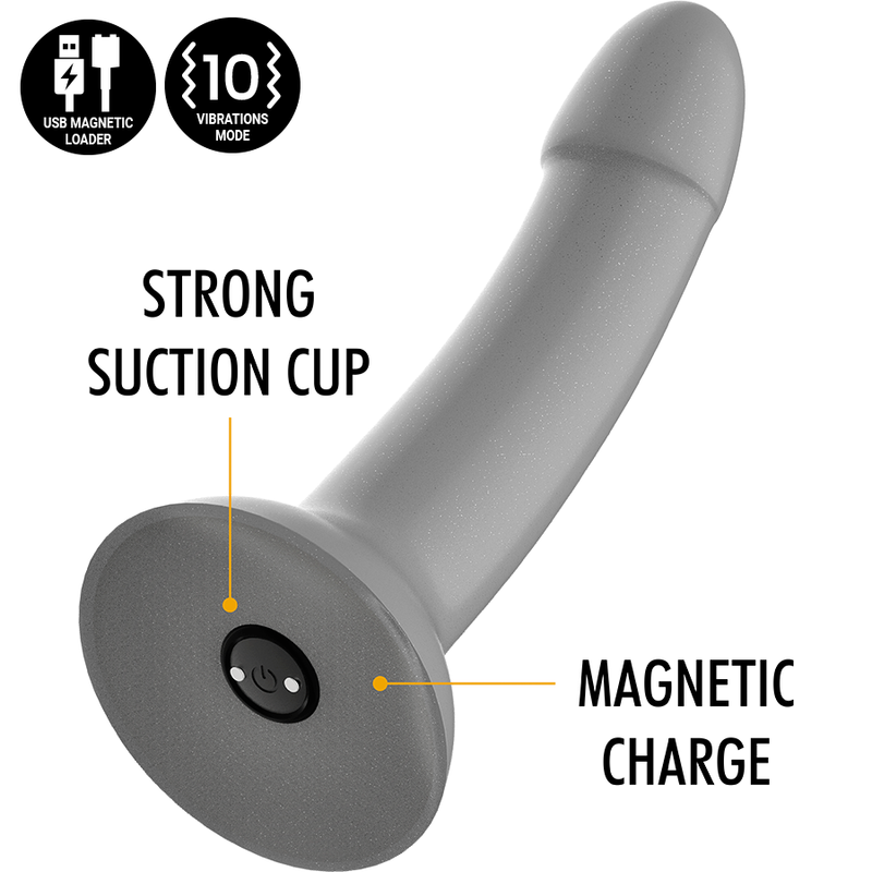 MYTHOLOGY - RUNE MAJESTIC DILDO S - VIBRADOR COMPATIBLE CON WATCHME WIRELESS TECHNOLOGY - Imagen 5
