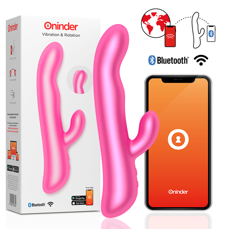 ONINDER - OSLO VIBRACIÓN Y ROTACIÓN ROSA - APLICACIÓN GRATUITA - Imagen 2
