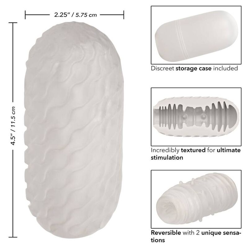 CALEXOTICS - REVERSIBLE RIBBED STROKER - Imagen 2