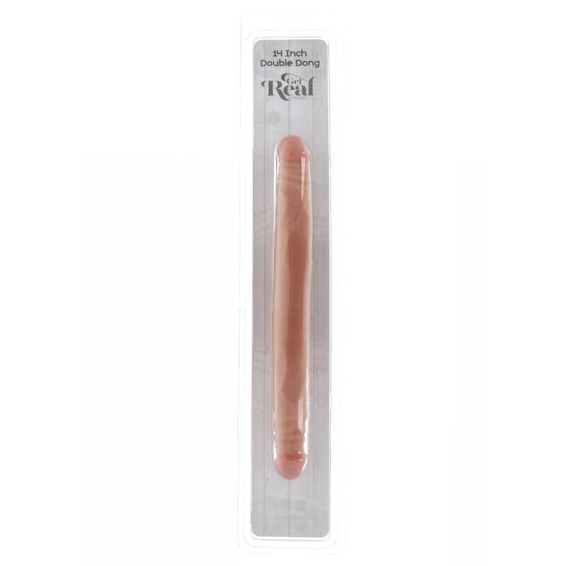 GET REAL - DOBLE DONG 35 CM NATURAL - Imagen 4