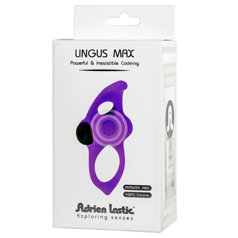 ADRIEN LASTIC - LINGUS MAX ANILLO VIBRADOR VIOLETA - Imagen 4