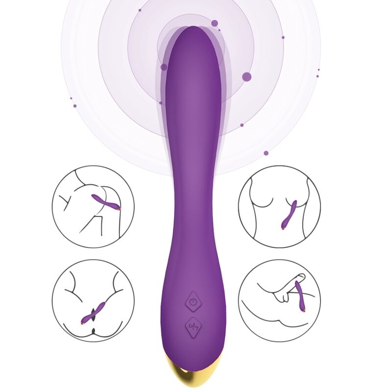 ARMONY - FLAMINGO VIBRADOR MULTIPOSICION VIOLETA - Imagen 3