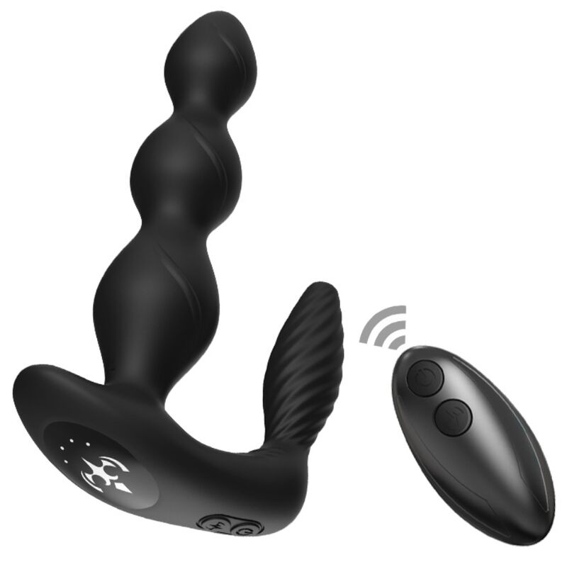 ARMONY - MANFUN VIBRADOR ESTIMULADOR PLUG ANAL CONTROL REMOTO NEGRO