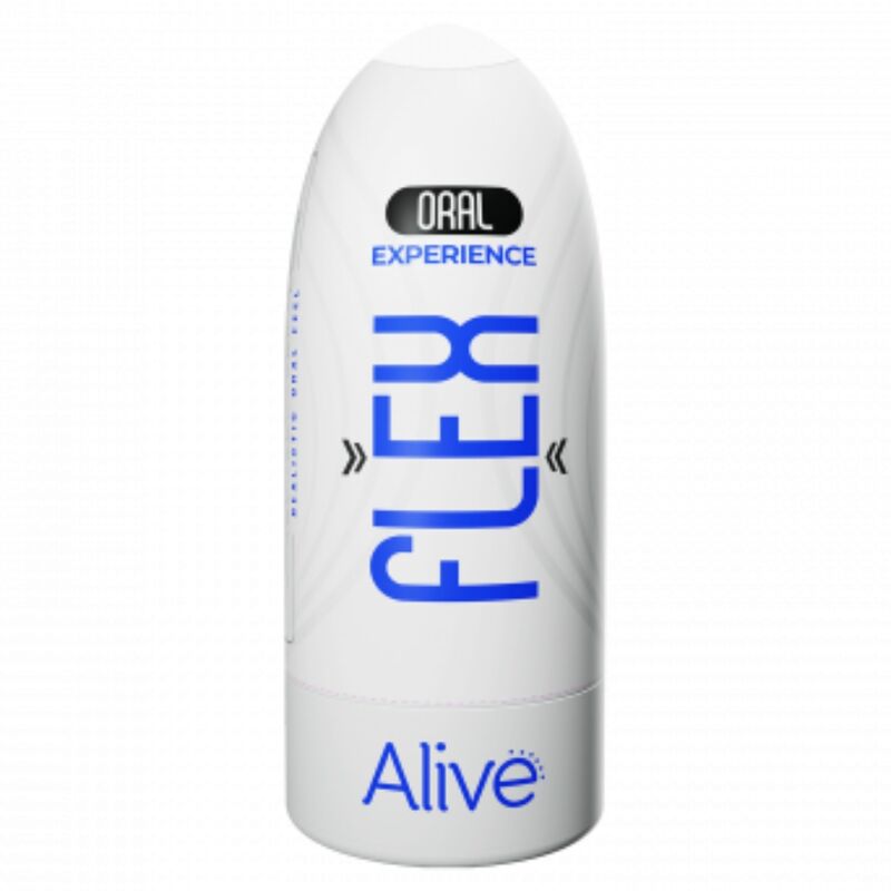 ALIVE - FLEX MASTURBADOR MASCULINO BOCA TALLA M - Imagen 4