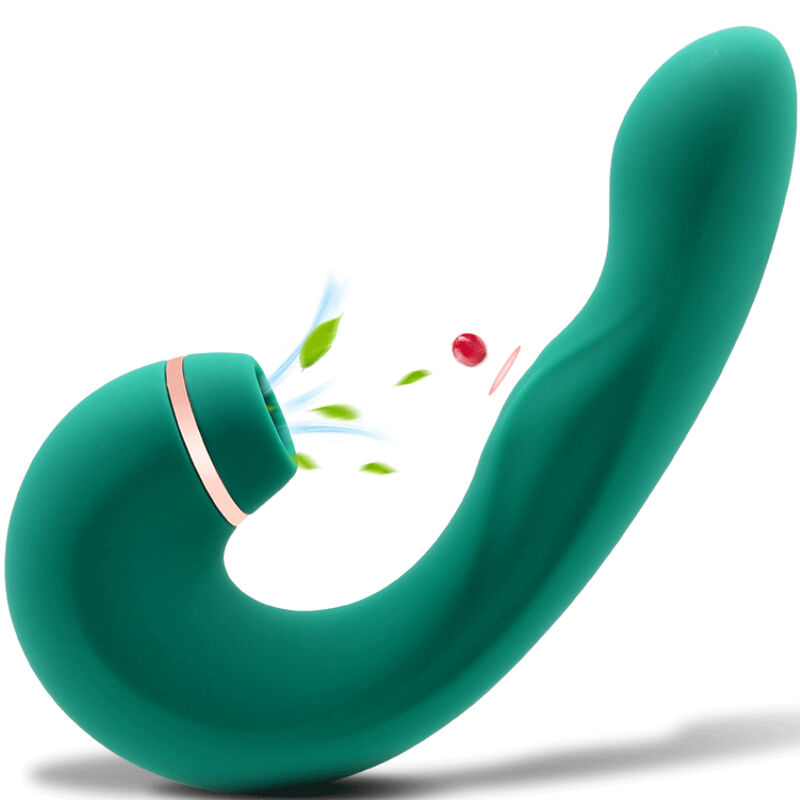 ARMONY - VIBRADOR SUCCIONADOR FLEXIBLE VERDE - Imagen 4