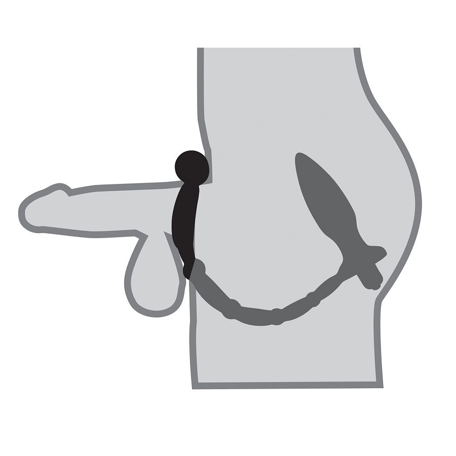 ANAL FANTASY - ESTIMULADOR MINI ANAL CON RING Y BALA VIBRADORA - Imagen 2