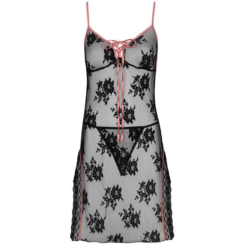 LIVCO CORSETTI FASHION - KARONIN LC 90628 FALDA + PANTY NEGRO - Imagen 2