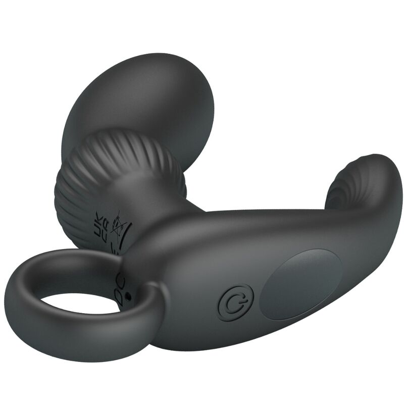 PRETTY LOVE - CAYLA MASAJEADOR VIBRADOR ANAL NEGRO - Imagen 4