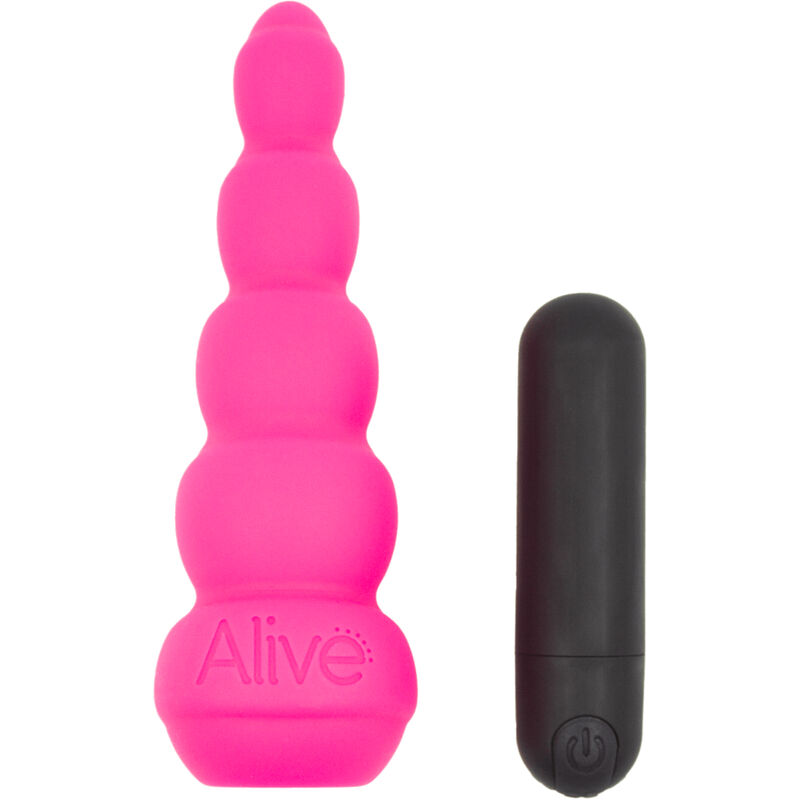 ALIVE - LANCE PRO ESTIMULADOR VIBRADOR ANAL ROSA - Imagen 3