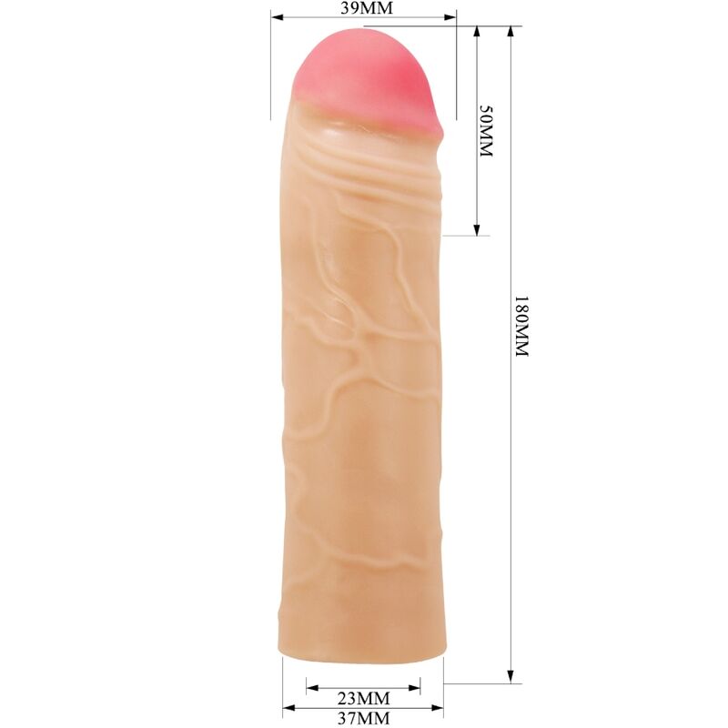 PRETTY LOVE - CHANE FUNDA DE PENE EXTENSORA NATURAL - Imagen 4