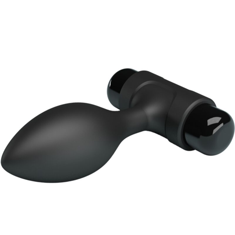 PRETTY LOVE - VIBRA BUTT PLUG ANAL 10 VIBRACIONES NEGRO - Imagen 3