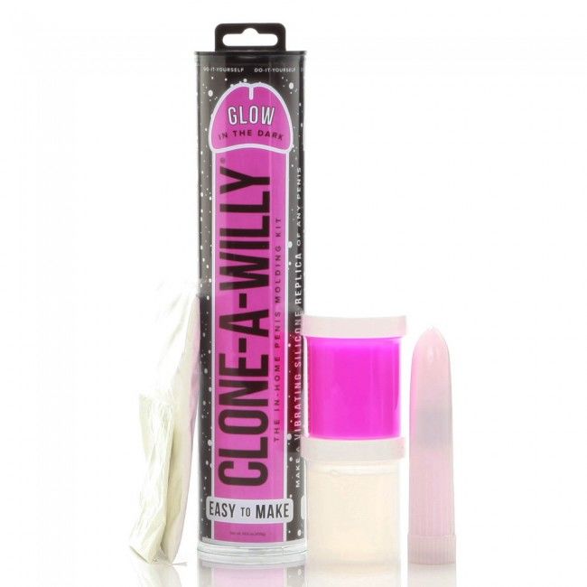 CLONE A WILLY - CLONADOR PENE ROSA LUMINISCENTE CON VIBRADOR - Imagen 2