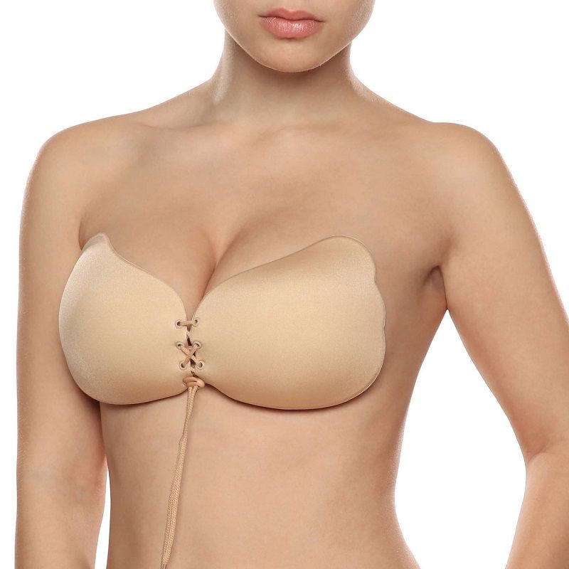 BYE-BRA - LACE-IT REALZADOR PUSH-UP BEIGE COPA A - Imagen 4
