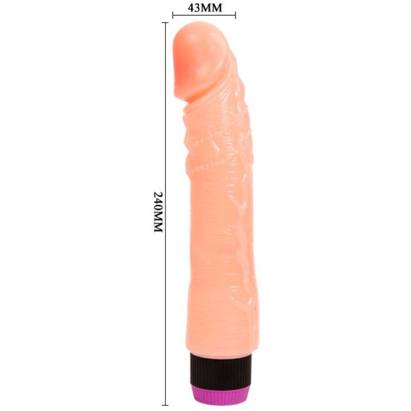 BAILE - VIBRADOR REALISTICO FLEXIBLE NATURAL 24 CM - Imagen 5