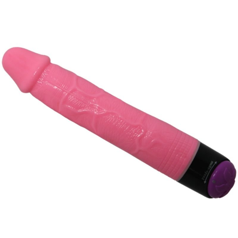 BAILE - COLORFUL SEX VIBRADOR REALISTICO ROSA 23 CM - Imagen 4