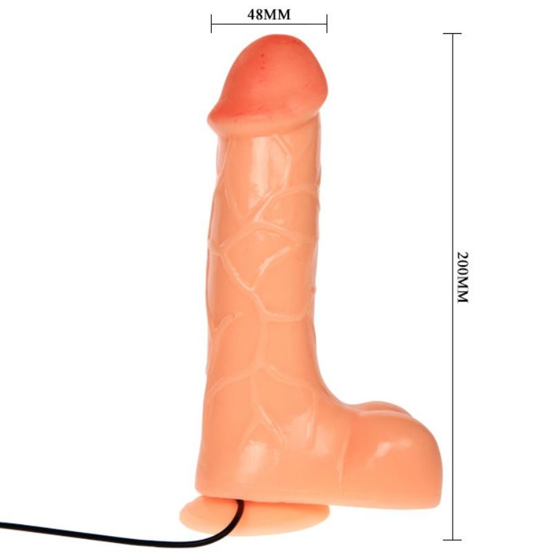 BAILE - INTREPID EMPEROR DILDO REALISTICO VIBRADOR 20 CM - Imagen 4