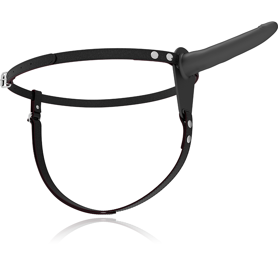 FETISH SUBMISSIVE HARNESS - SILICONA NEGRO 15 CM - Imagen 3