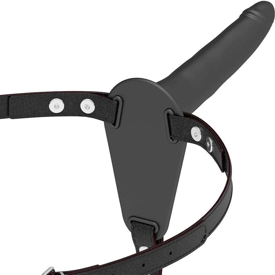 FETISH SUBMISSIVE HARNESS - SILICONA NEGRO 15 CM - Imagen 5