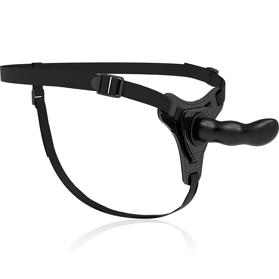 FETISH SUBMISSIVE HARNESS - SILICONA NEGRO G-SPOT 16 CM - Imagen 2