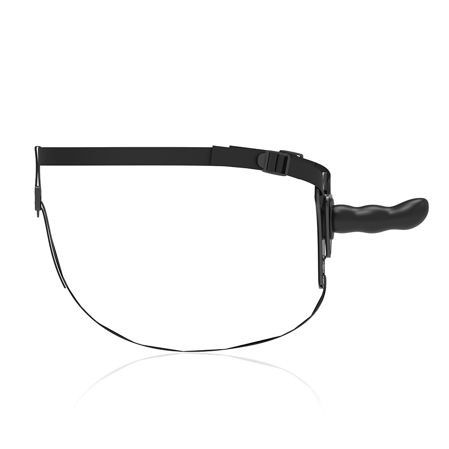 FETISH SUBMISSIVE HARNESS - SILICONA NEGRO G-SPOT 16 CM - Imagen 3