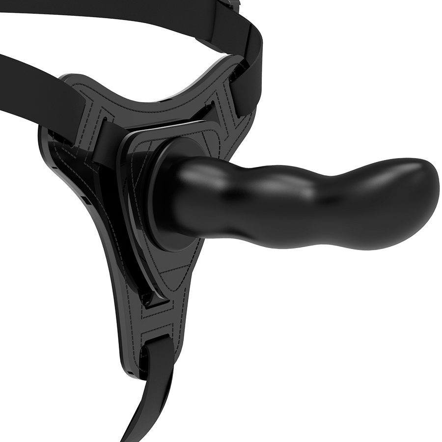 FETISH SUBMISSIVE HARNESS - SILICONA NEGRO G-SPOT 16 CM - Imagen 5