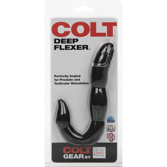 CALEXOTICS - COLT DEEP VIBRADOR ANAL FLEXIBLE NEGRO - Imagen 2