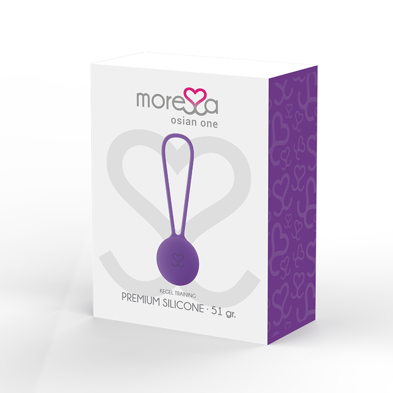 MORESSA - OSIAN ONE ENTRENAMIENTO SUELO PELVICO 51gr PREMIUM SILICONA LILA - Imagen 3