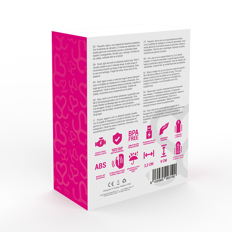 MORESSA - IVY MASAJEADOR SIMULADOR LABIAL DE VIAJE ROSA - Imagen 4